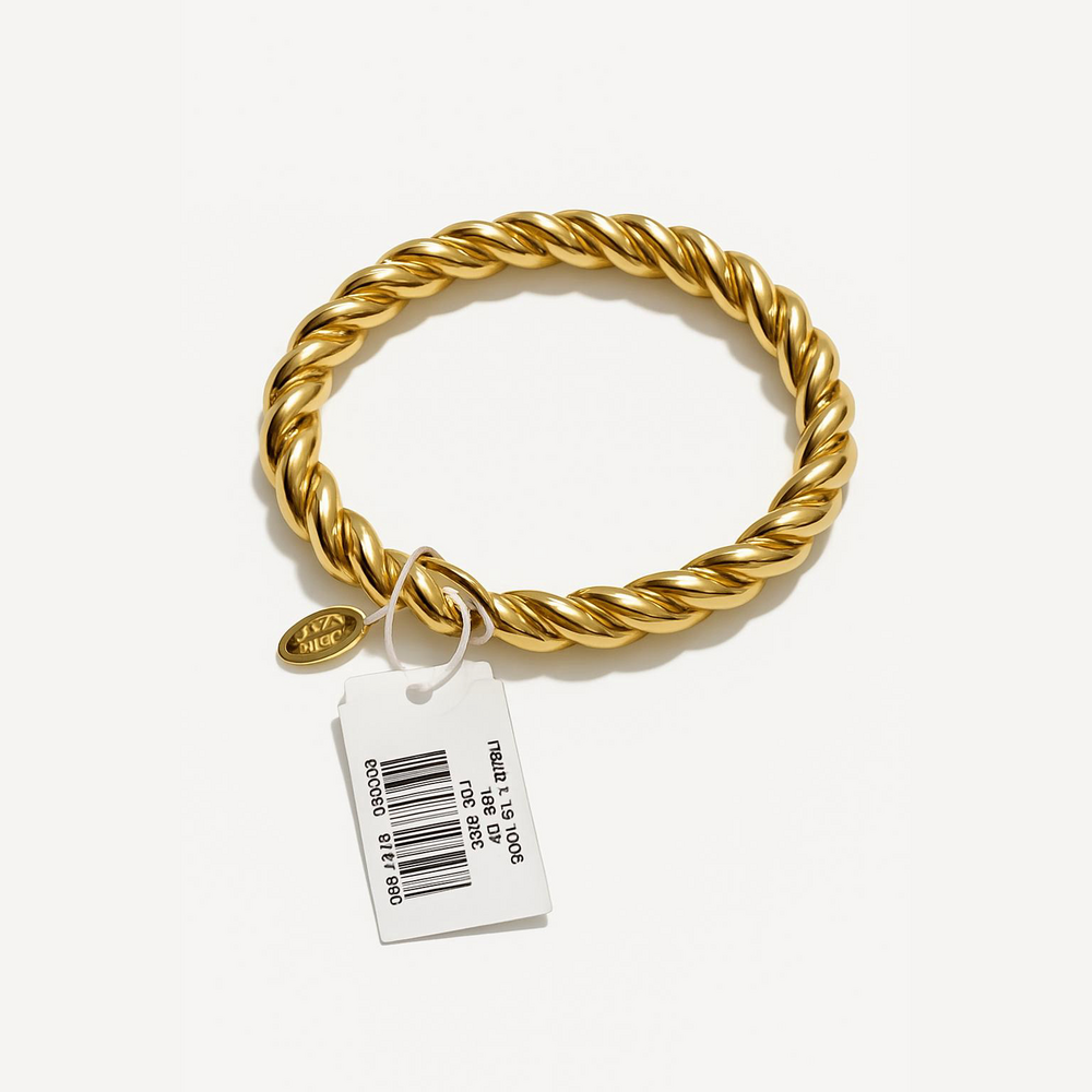 Anne Taylor Gold Twisted Rope Bracelet NWT